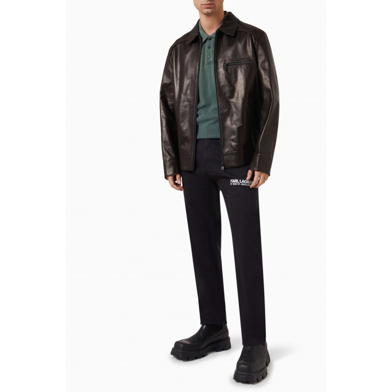 Karl Lagerfeld - Blouson Jacket in Leather