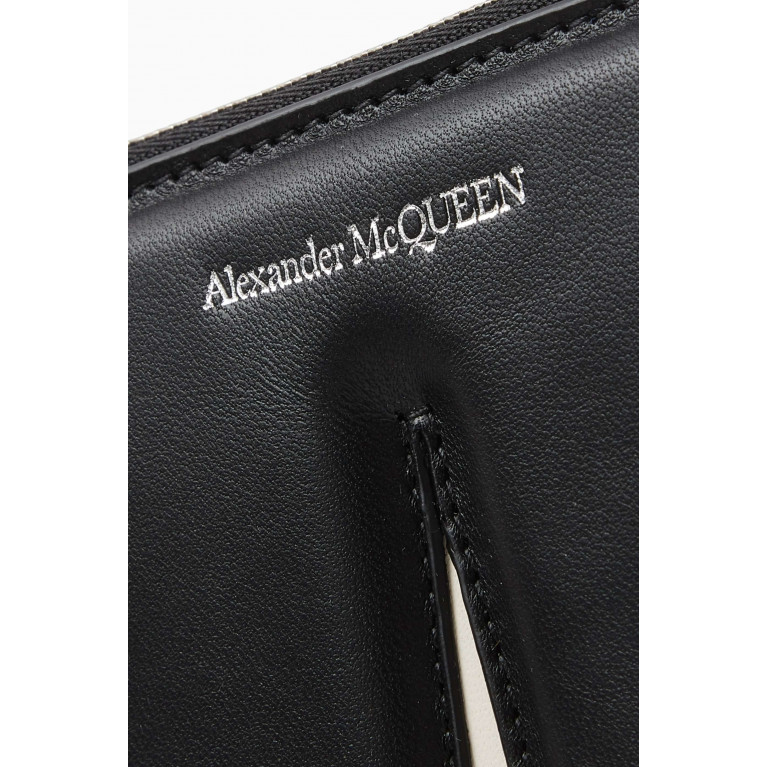 Alexander McQueen - The Slash Zip Coin Pouch in Leather