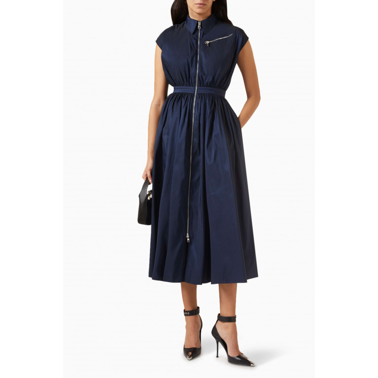 Alexander McQueen - Dropped Shoulder Shirt Dress in Recycled Yarn