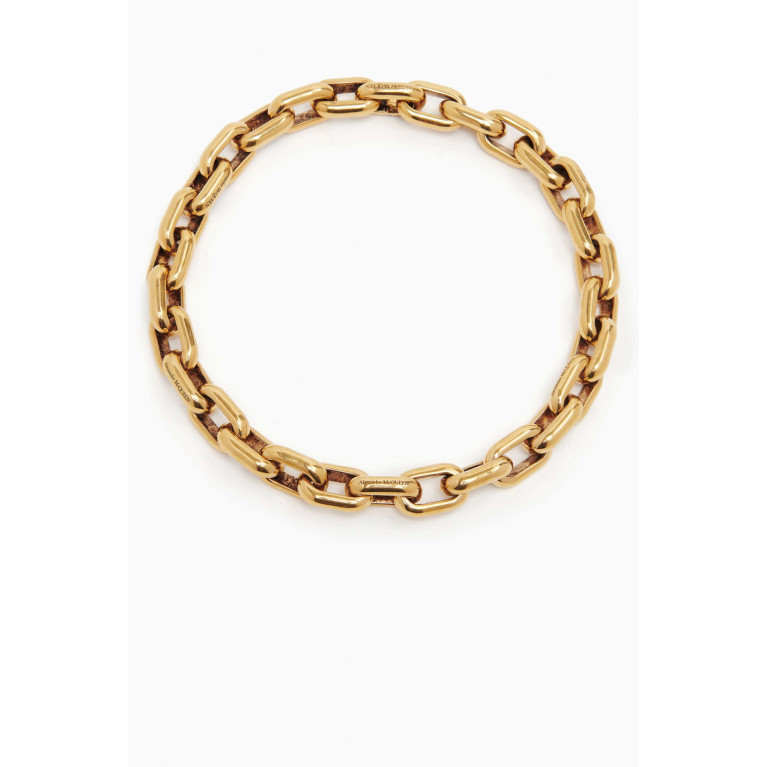 Alexander McQueen - Peak Chain Necklace in Brass