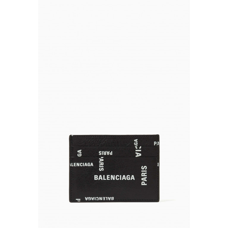 Balenciaga - Logo Card Holder in Leather