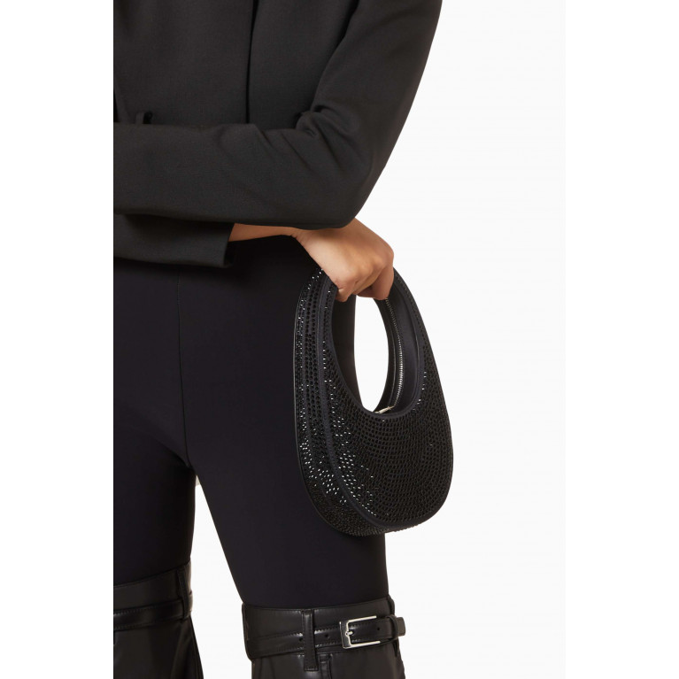 Coperni - Mini Swipe Bag in Crystal-embellished Leather
