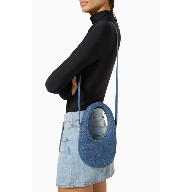 Coperni - Mini Swipe Bag in Denim