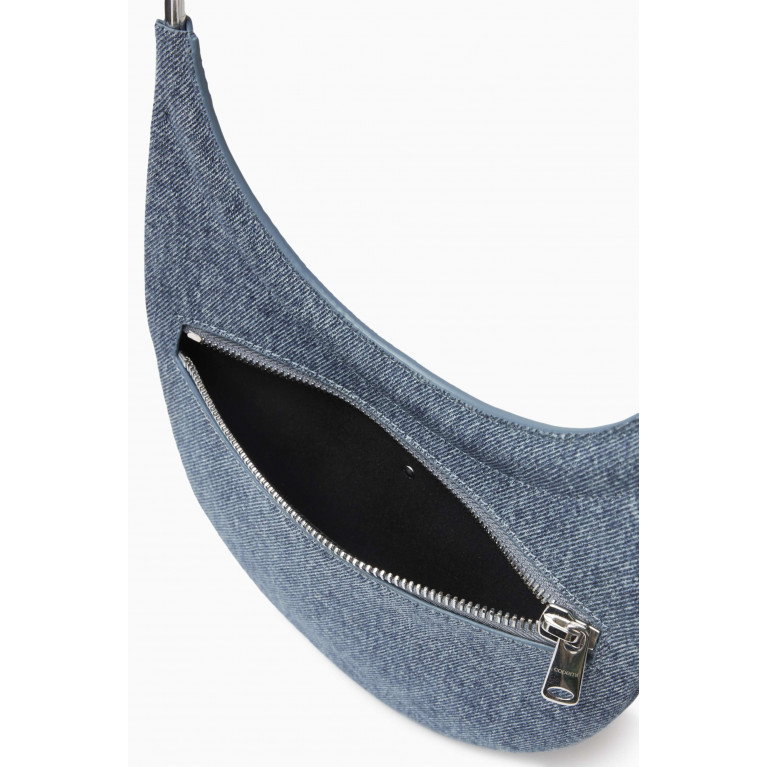 Coperni - Ring Swipe Shoulder Bag in Denim