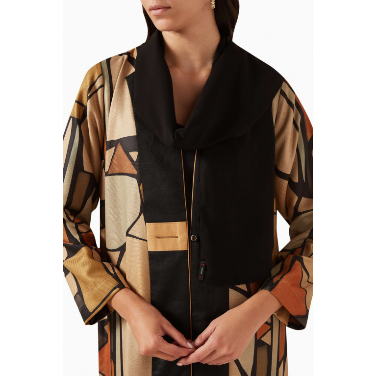ZAH Design - Printed Abaya in Tencel