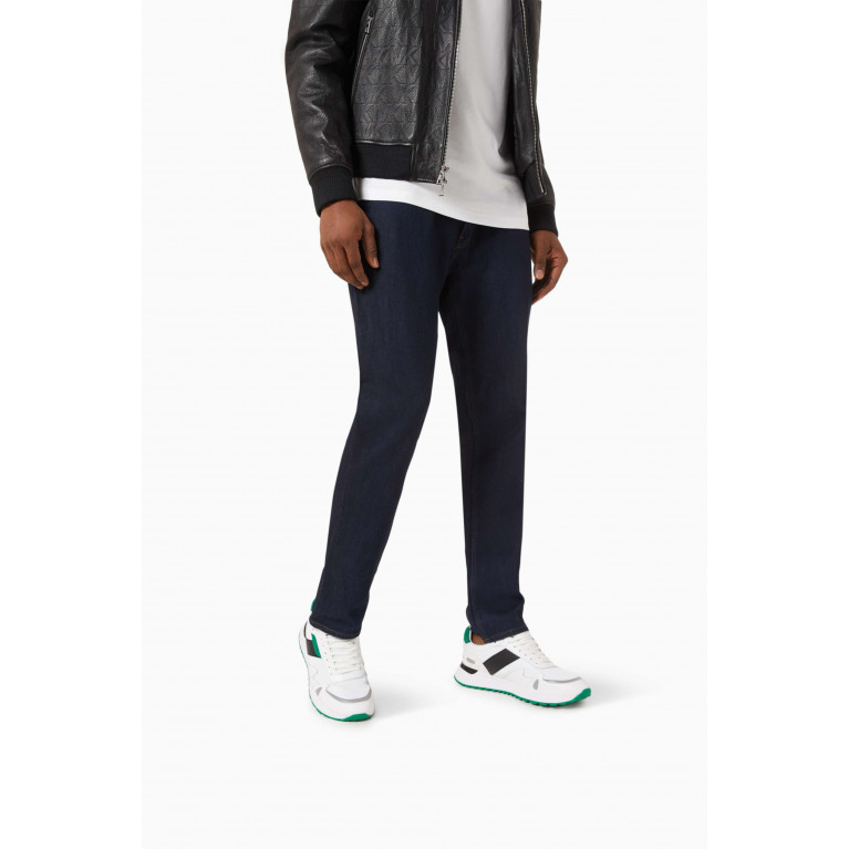 MICHAEL KORS - Miles Low Top Sneakers in Leather and Mesh