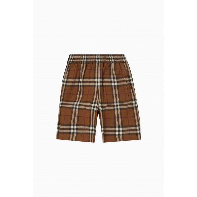 Burberry - Check-pattern Bermuda Shorts in Cotton