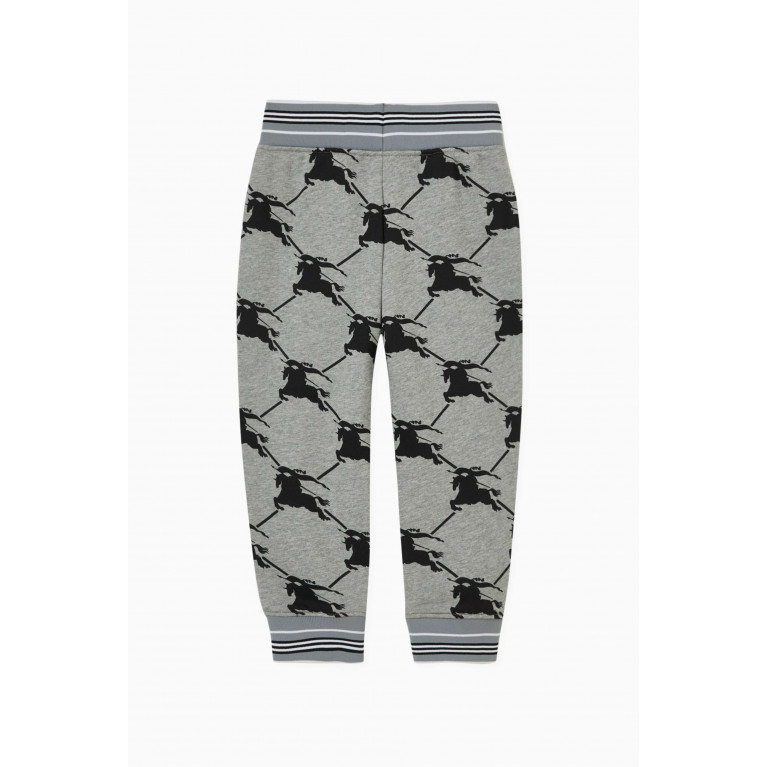 Burberry - All-over Logo-print Sweatpants in Cotton