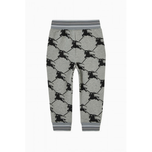 Burberry - All-over Logo-print Sweatpants in Cotton