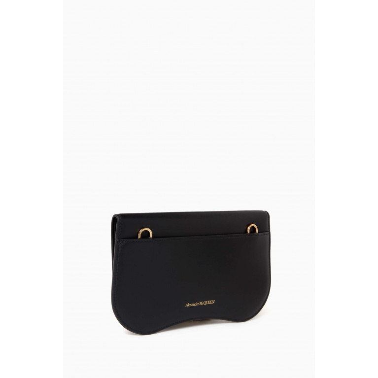 Alexander McQueen - The Seal Phone Holder in Calfskin Leather