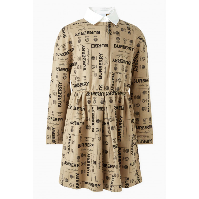 Burberry - Edwina Logo Shirt Dress in Cotton