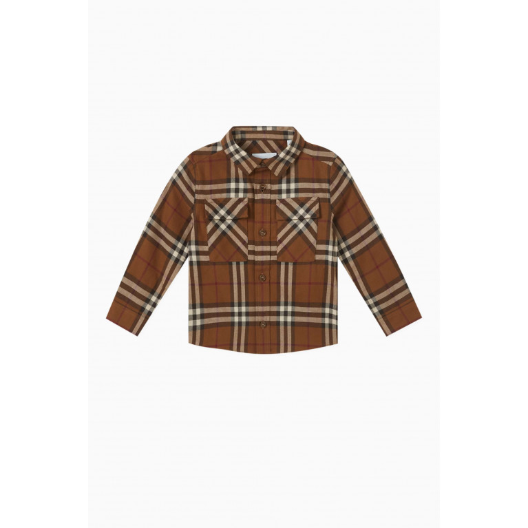 Burberry - Vintage Check-pattern Shirt in Cotton