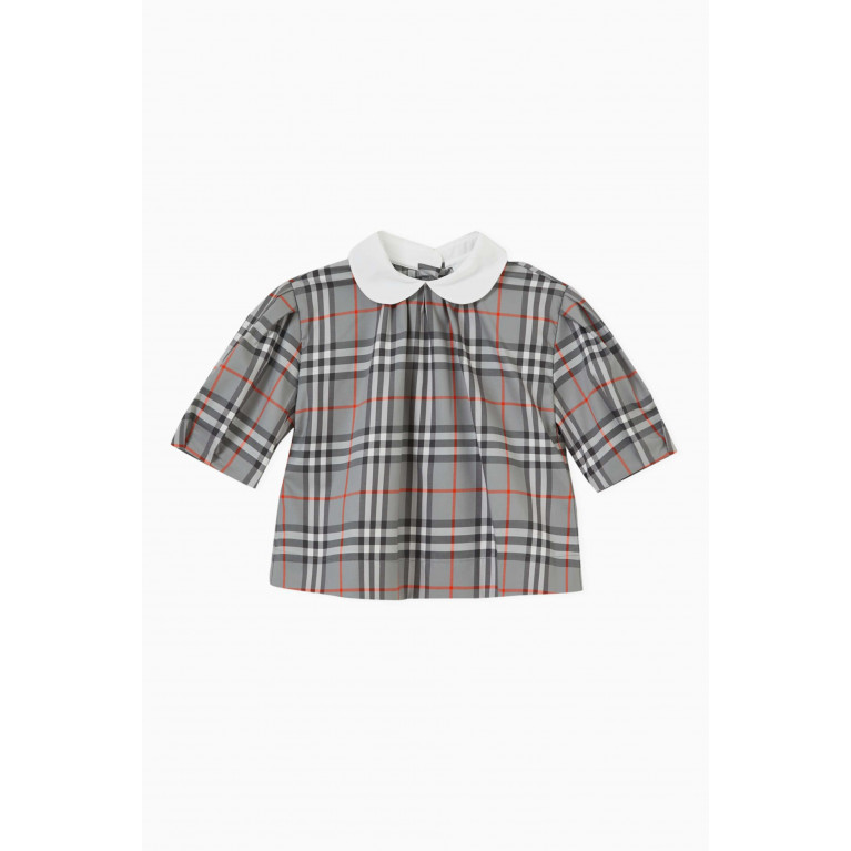 Burberry - Check Print Top in Cotton