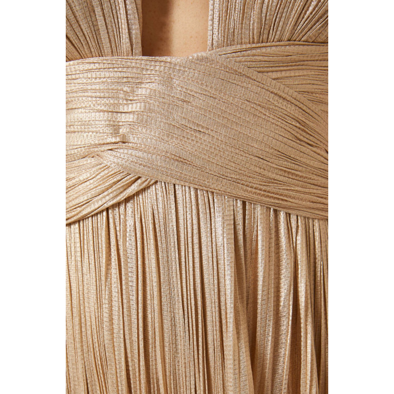Maria Lucia Hohan - Laurel Draped Cape Dress in Silk