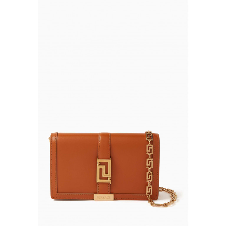 Versace - Mini Greca Goddess Bag in Smooth Leather