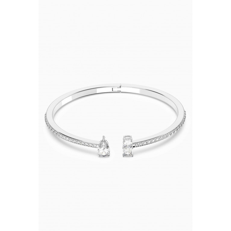 Swarovski - Attract Cuff Bracelet in Rhodium-plated Metal