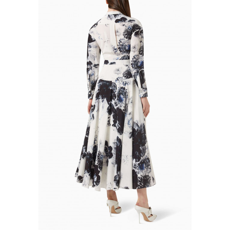 Alexander McQueen - Chiaroscuro Shirt Dress in Silk