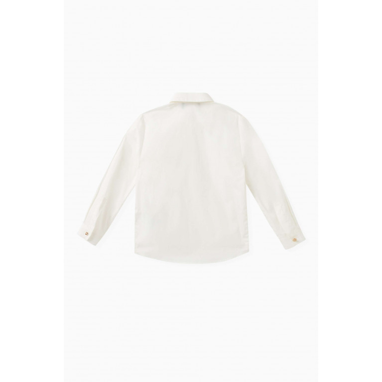 Versace - Medusa Shirt in Cotton Poplin White