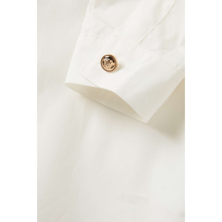 Versace - Medusa Shirt in Cotton Poplin White