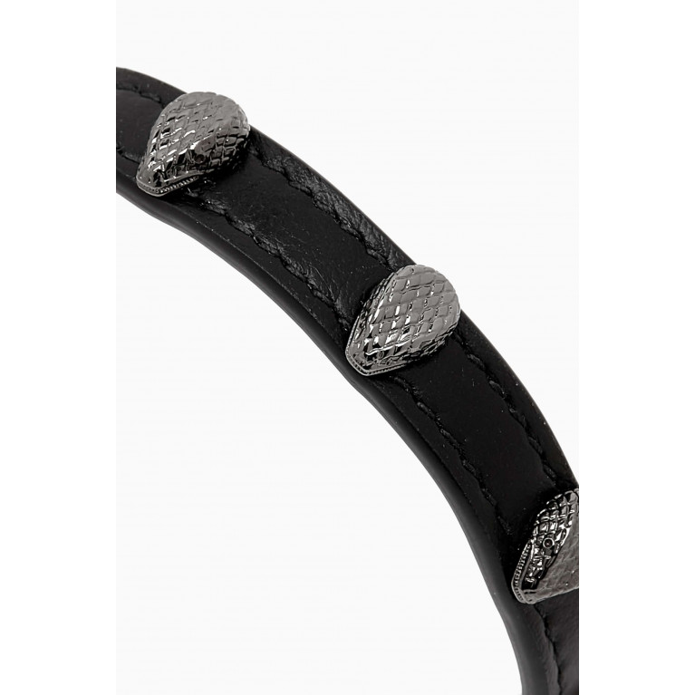 BVLGARI - Serpenti Forever Snakehead Bracelet in Leather