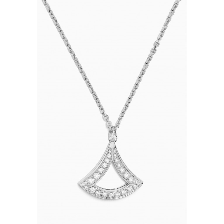 BVLGARI - Divas' Dream Diamond Necklace in 18kt White Gold