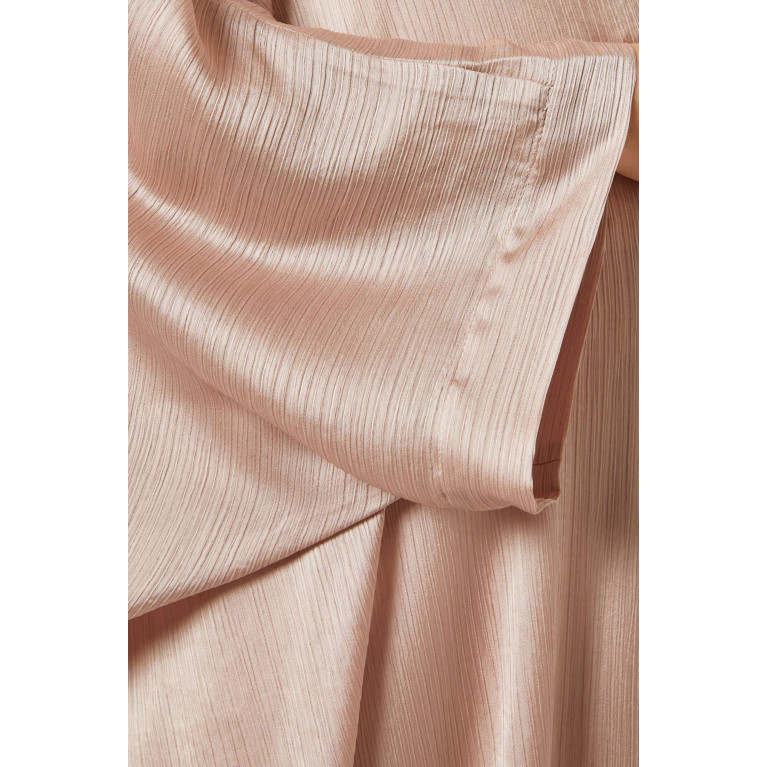 Ghizlan - Bisht Long-sleeve Abaya Pink