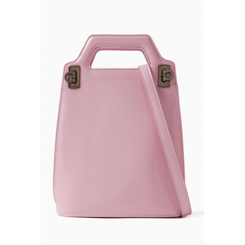 Ferragamo - Mini Wanda Top-handle Bag in Leather