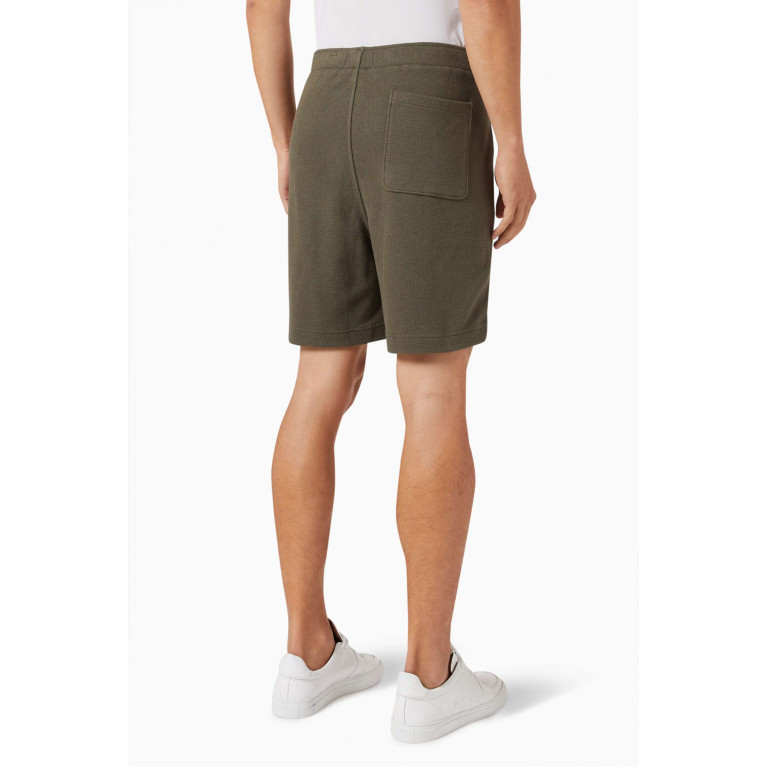 Vince - Pull-on Shorts in Bouclé Green