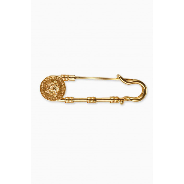 Versace - Safety Pin Brooch in Metal