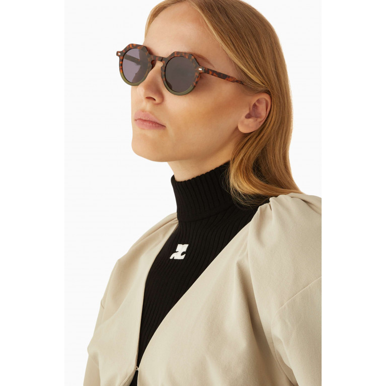 Jimmy Fairly - Hometown Round Sunglasses in Acetate & Steel