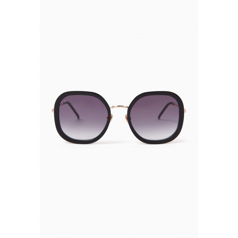 Jimmy Fairly - Blossom Oversized Sunglasses in Metal