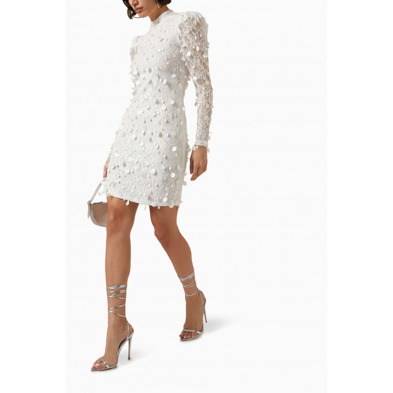 Y.A.S - Yasbeate Embroidered Mini Dress in Tulle