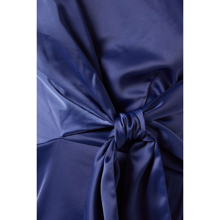 Y.A.S - Yasathena Midi Dress in Satin Blue