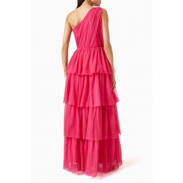 Y.A.S - Yasjula Tiered Maxi Dress Pink