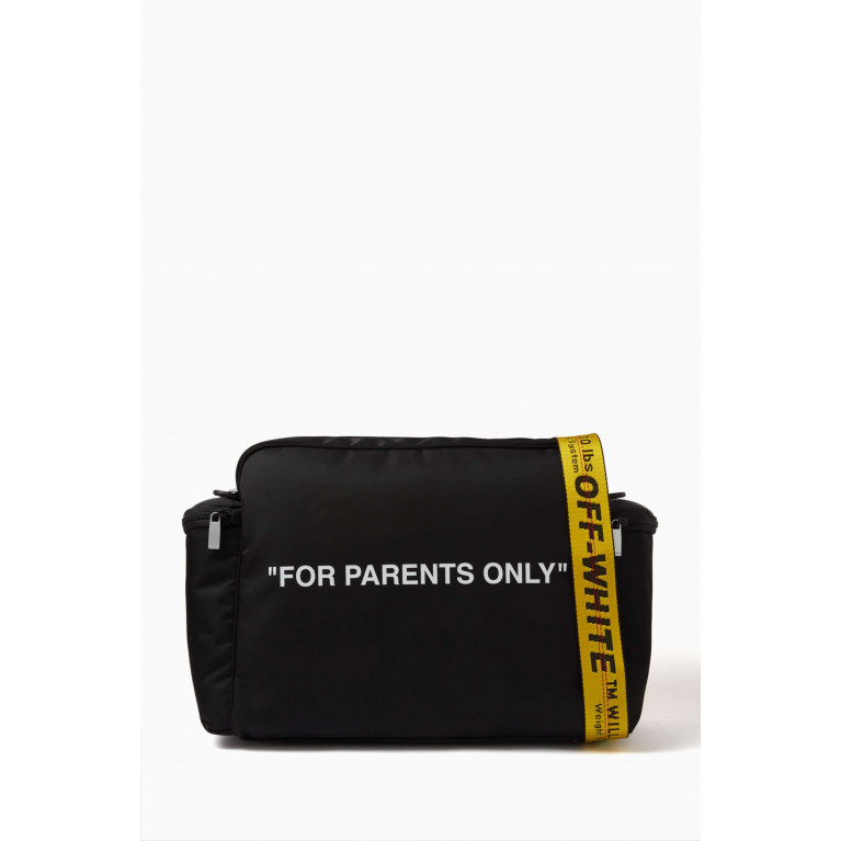 Off-White - "For Parents Only" Changing Bag in Nylon