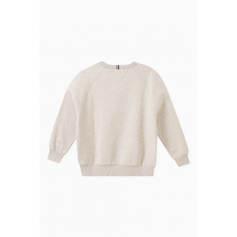 Tommy Hilfiger - Graphic Logo Oversized Sweatshirt in Cotton-fleece
