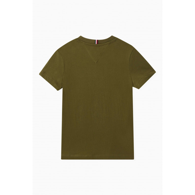 Tommy Hilfiger - TH Essential T-shirt in Cotton Green
