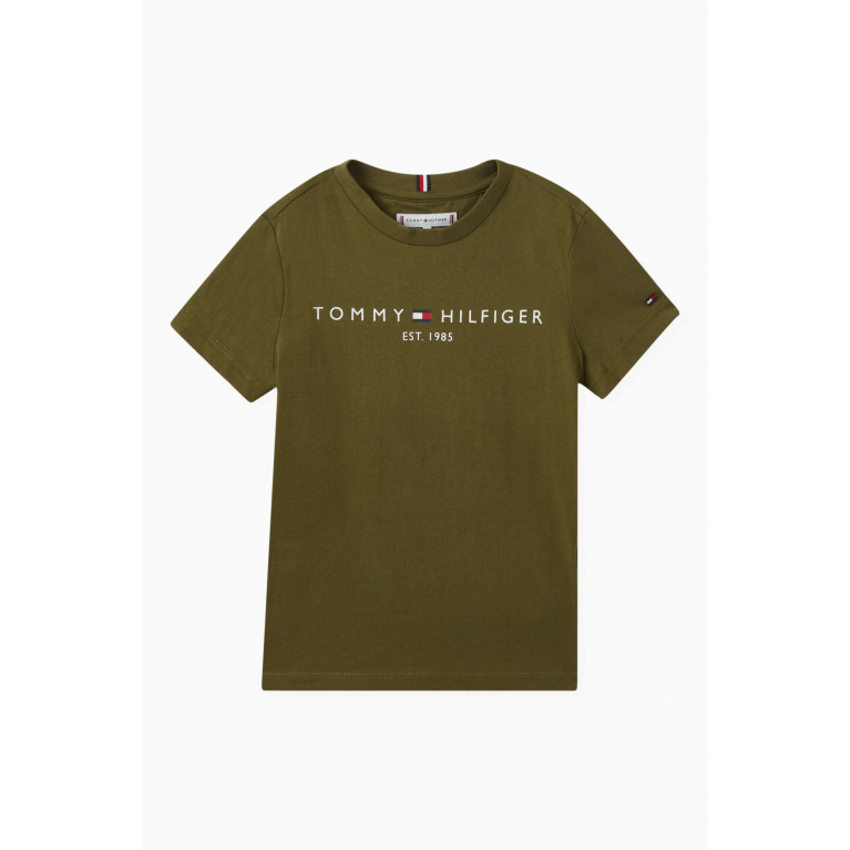 Tommy Hilfiger - TH Essential T-shirt in Cotton Green
