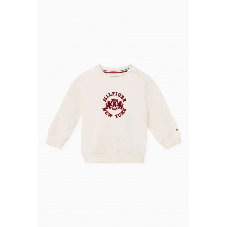 Tommy Hilfiger - Baby Stamp Crewneck Sweatshirt in Cotton