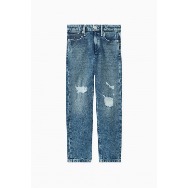 Tommy Hilfiger - TH Modern Distressed Straight Jeans in Denim