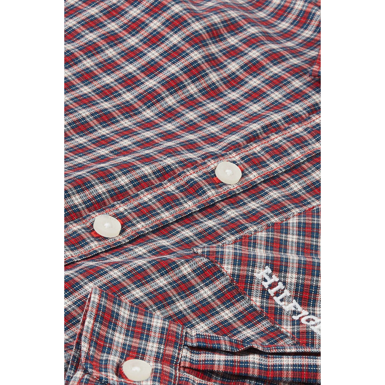 Tommy Hilfiger - Checked Shirt in Stretch-cotton