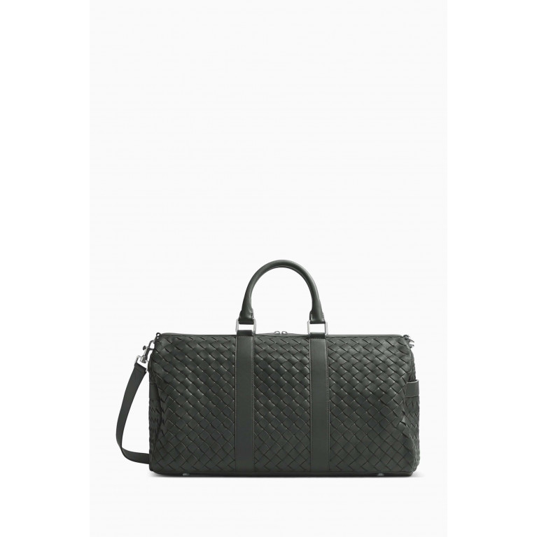 Bottega Veneta - Medium Classic Duffle Bag in Intrecciato Leather