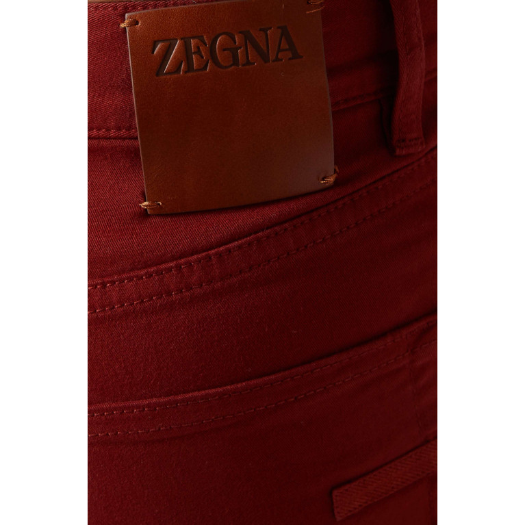 Zegna - Slim-fit Pants in Cotton-gabardine