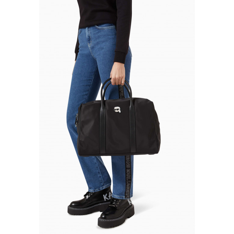 Karl Lagerfeld - K/Ikonik Weekender Bag in Nylon