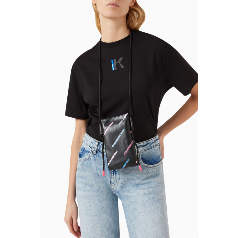Karl Lagerfeld - K/Seven Phone Pouch in Leather
