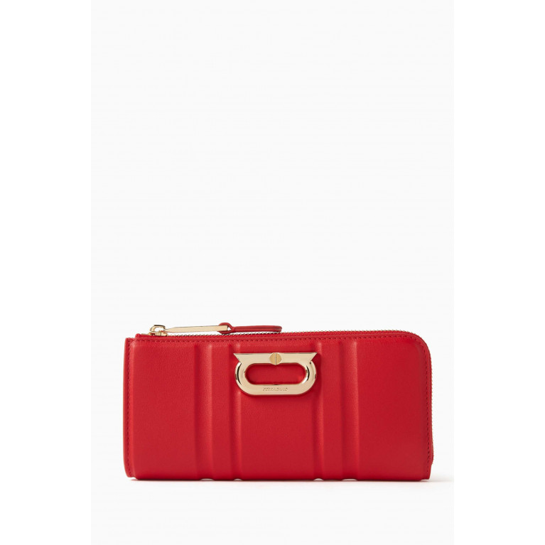 Ferragamo - Continental Wallet in Padded Leather