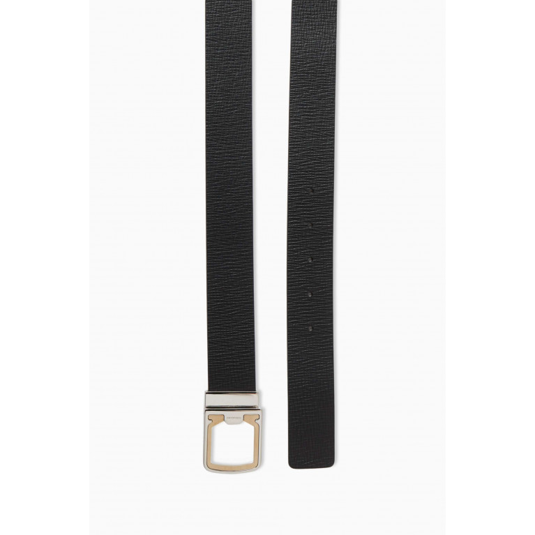 Ferragamo - Gancini Reversible Belt in Leather
