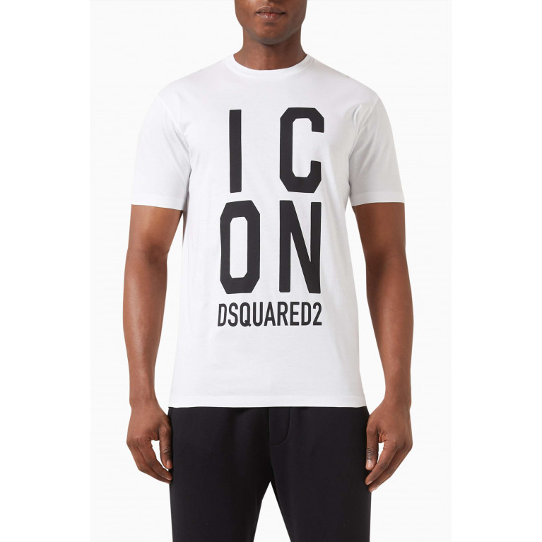 Dsquared2 - Icon Squared Cool T-shirt in Cotton White
