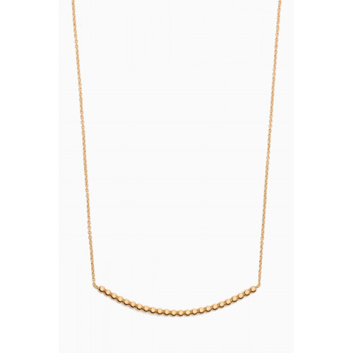 Damas - Galeria Perla Bead Bar Necklace in 18k Yellow Gold