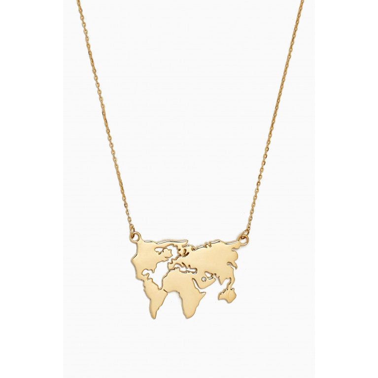 Damas - WhereAreYouFrom UAE Diamond Necklace in 18kt Yellow Gold